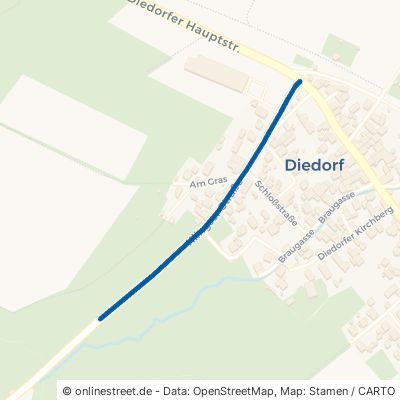 Klingser Straße ( K 91 Kreisstraße) Dermbach Diedorf 