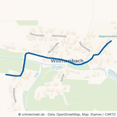 Dorfstraße Gerhardshofen Willmersbach 