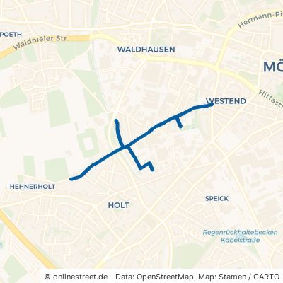 Hehner Straße Mönchengladbach Holt 