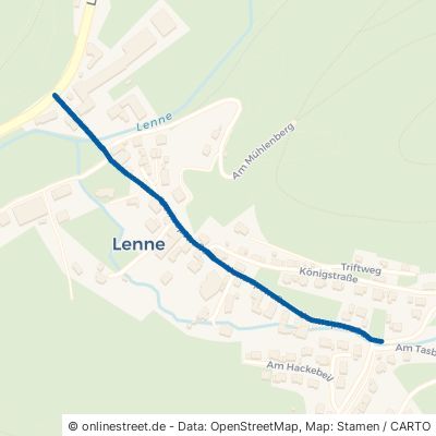 Uentropstraße Schmallenberg Lenne 