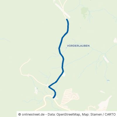Rensberger Straße Schonach im Schwarzwald 