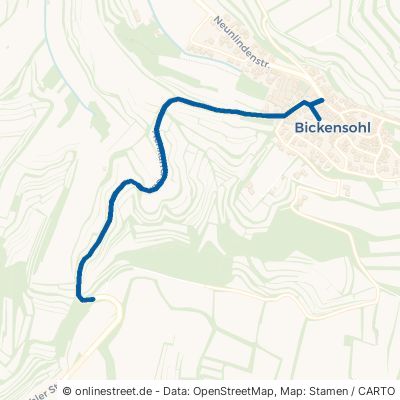 Achkarrer Straße Vogtsburg im Kaiserstuhl Bickensohl 
