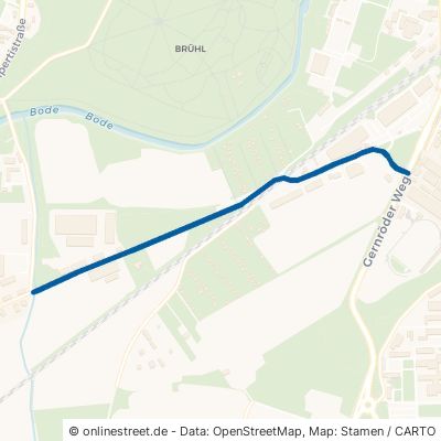 Neinstedter Feldweg Quedlinburg 