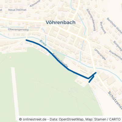 Bahnhofstraße Vöhrenbach Stadtgebiet 