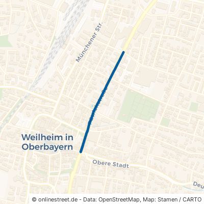 Pütrichstraße Weilheim im OB Weilheim 
