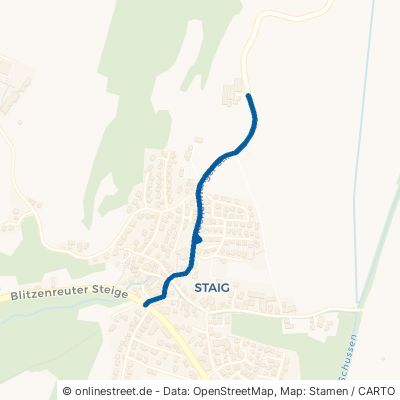 Mochenwanger Straße Fronreute Staig 