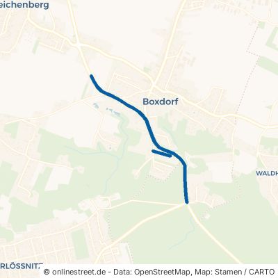 Dresdner Straße Moritzburg Reichenberg 
