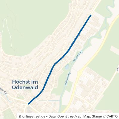 Aschaffenburger Straße Höchst im Odenwald Dusenbach