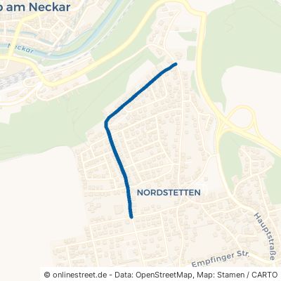 Weikersthalstraße Horb am Neckar Nordstetten 