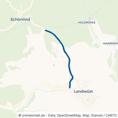 Schönlinder Straße Markneukirchen Landwüst 