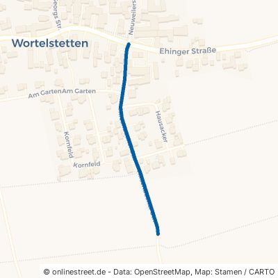 Hirschbacher Straße Buttenwiesen Wortelstetten 