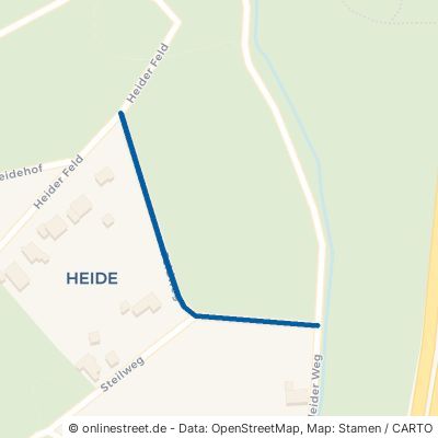 Feldweg Reichshof Heide 