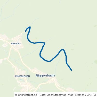 Panoramaweg Bernau im Schwarzwald Dorf 