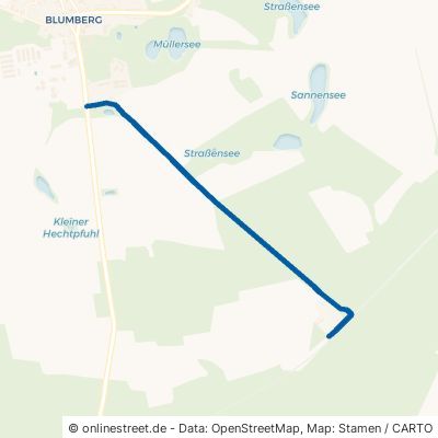 Woltersdorfer Weg Casekow Blumberg 