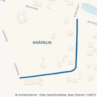 Alte Straße Brünzow Kräpelin 