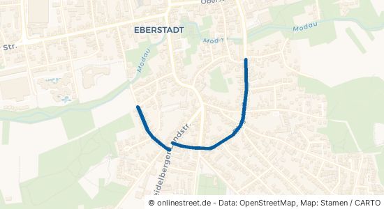 Ringstraße Darmstadt Eberstadt 