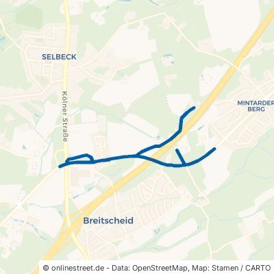 Kahlenbergsweg Ratingen Breitscheid 