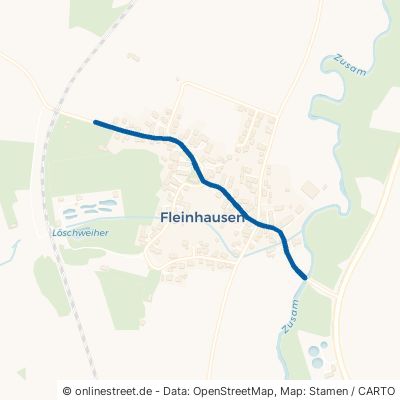 Römerstraße Dinkelscherben Fleinhausen 