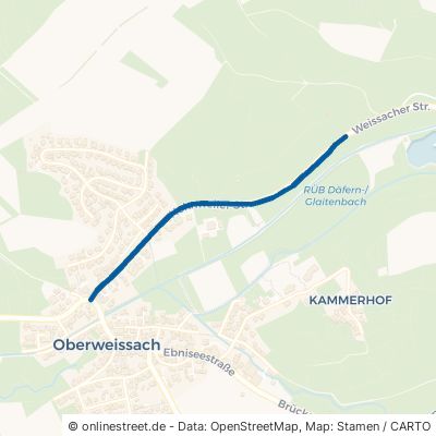 Hohnweiler Straße Weissach im Tal Oberweissach 