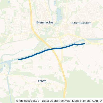 Am Mittellandkanal Bramsche Pente 