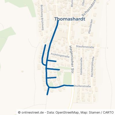Kirchweg Lichtenwald Thomashardt 