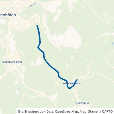 Blöchereck 77883 Ottenhöfen im Schwarzwald Ortsgebiet 