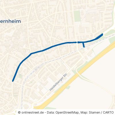 Weinheimer Straße Viernheim 