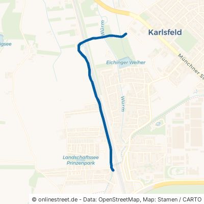 Bayernwerkstraße Karlsfeld 
