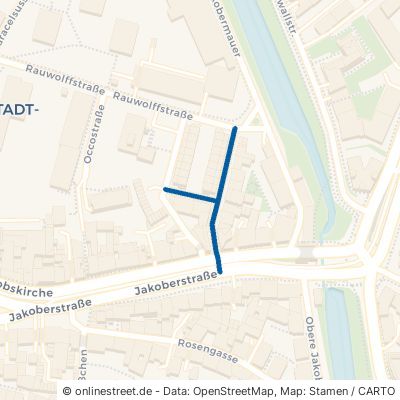 Vorderes Kretzengäßchen Augsburg Innenstadt 