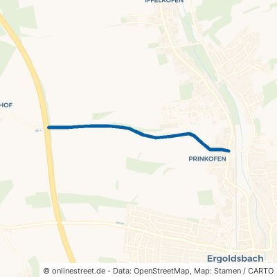 Poschenhofer Straße Ergoldsbach Prinkofen 