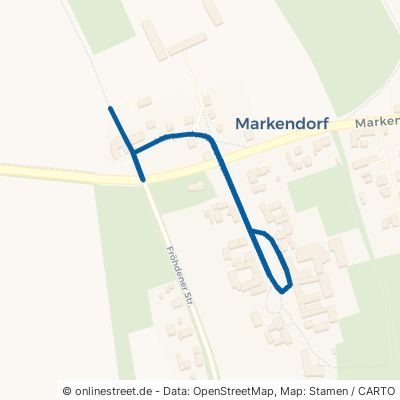 Markendorfer Dorfstraße Jüterbog Markendorf 