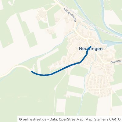 Sumpfohrener Straße Donaueschingen Neudingen 