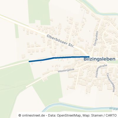 Frömmstedter Straße Kindelbrück Bilzingsleben 