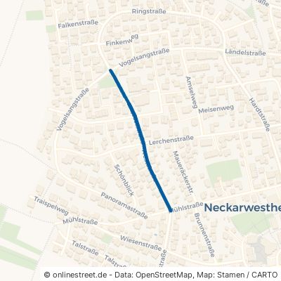 Weststraße Neckarwestheim 