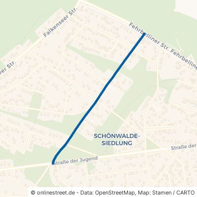 Gotenweg Schönwalde-Glien Schönwalde-Siedlung 