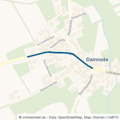 Geismarer Straße Frankenau Dainrode 