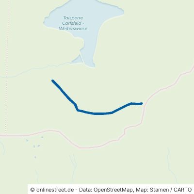 Flößweg Eibenstock Carlsfeld 