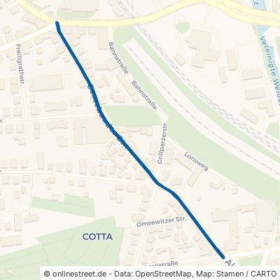 Cossebauder Straße Dresden Cotta Cotta