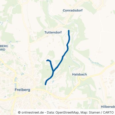 Fuchsmühlenweg Freiberg 