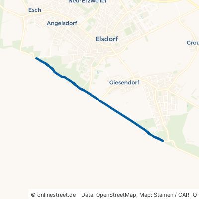 Nordrandweg Elsdorf Giesendorf 