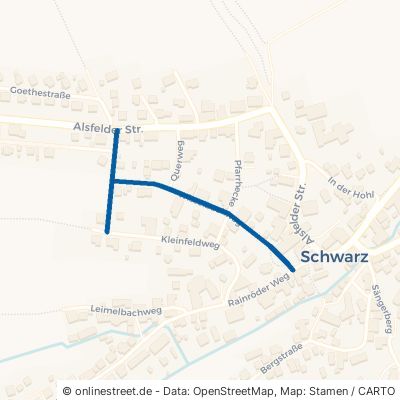 Wisselbachweg Grebenau Schwarz 