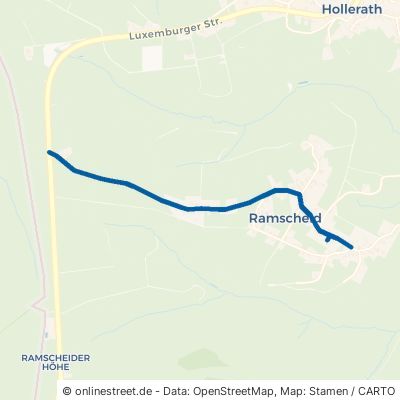 Eifelweg Hellenthal Ramscheid 