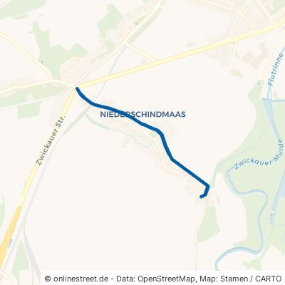 Äußere Dorfstraße Dennheritz Niederschindmaas 