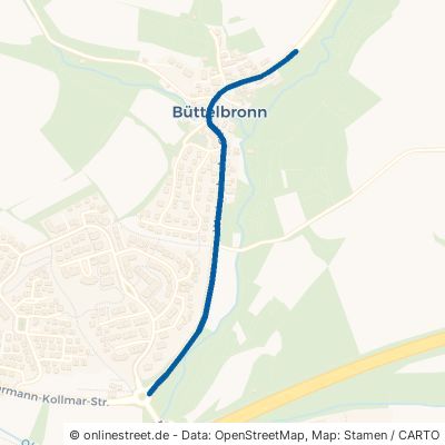 Westernbacher Straße Öhringen Büttelbronn 