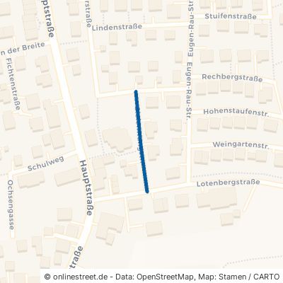 Sielenwangstraße Gammelshausen Lotenberg 