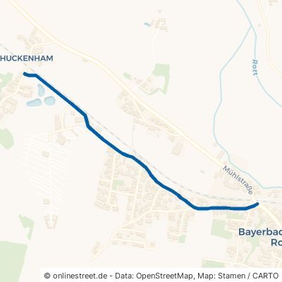 Bahnhofstraße Bayerbach Huckenham 