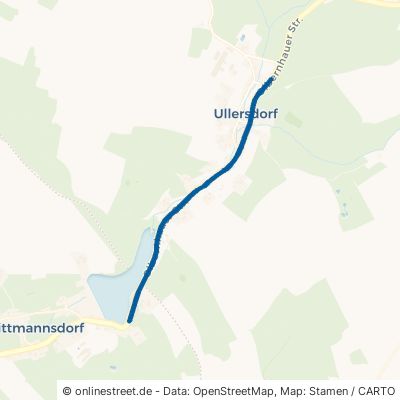 Olbernhauer Straße Sayda Ullersdorf 