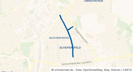 Schepersweg Wesel Schepersfeld 