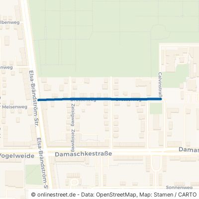 Drosselweg 06110 Halle (Saale) Damaschkestraße Stadtbezirk Süd