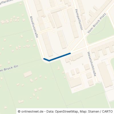 Vom-Bruck-Straße Krefeld Dießem/Lehmheide 